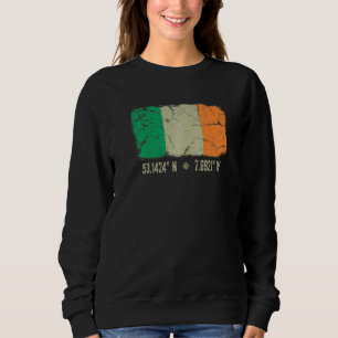 Sudadera La bandera de Irlanda coordina el patrimonio irlan