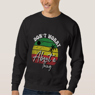Sudadera La bandera de Jamaica no se preocupa por algo de J