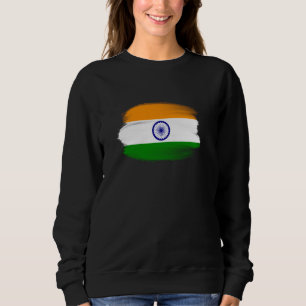 Sudadera La bandera de la India: Regalos de críquet para va