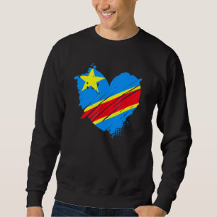 Sudadera La bandera de la República Democrática del Congo q