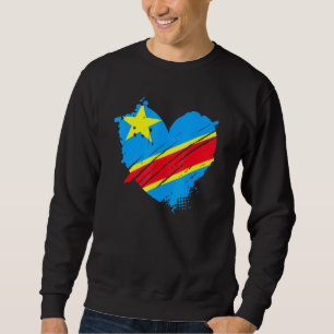 Sudadera La bandera de la República Democrática del Congo q