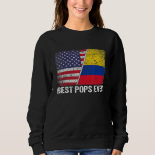 Sudadera La bandera de los Estados Unidos colombianos en el