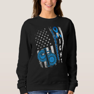 Sudadera La bandera de los Estados Unidos para la prevenció