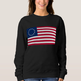 Sudadera La bandera del círculo americano por Betsy Ross