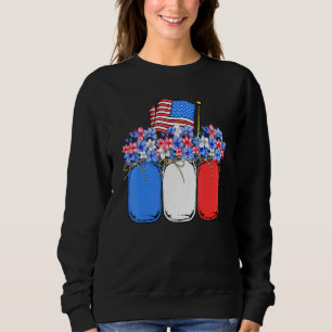 Sudadera La bandera del Día de la Independencia de Estados