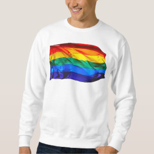 Sudadera La bandera del orgullo gay de SlipperyJoe's ondean