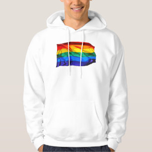 Sudadera La bandera del orgullo gay de SlipperyJoe's ondean