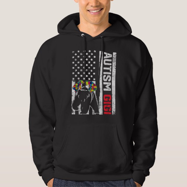 Sudadera La Bandera Estadounidense Gigi Tiene Apoyo Para La (Anverso)