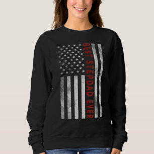 Sudadera La bandera estadounidense mejor paso que papá en e