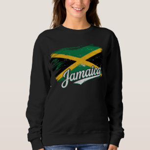 Sudadera La bandera jamaiquina de vacaciones vibes rasta ra