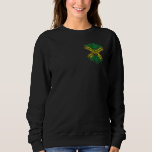 Sudadera La Bandera Jamaiquina, Rasta, Rota El Orgullo De J
