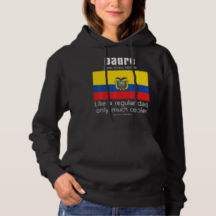 Sudadera La bandera patriota norteamericana de Ecuador Día 