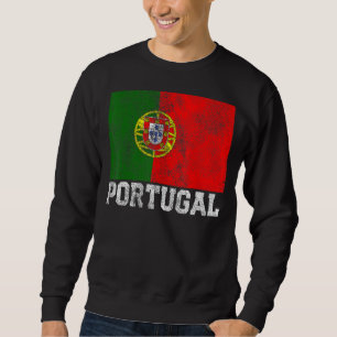 Sudadera La bandera portuguesa de Portugal Orgullo Rota a l