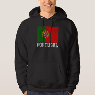 Sudadera La bandera portuguesa de Portugal Orgullo Rota a l
