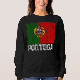 Sudadera La bandera portuguesa de Portugal Orgullo Rota a l