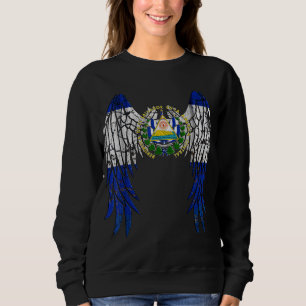 Sudadera La bandera salvadoreña Ángel Alas Jesús Cristiano