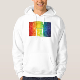Sudadera La bandera teñida con efecto arcoíris de SlipperyJ