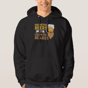 Sudadera La Barba De Los Hombres Y La Bebida De Cerveza El
