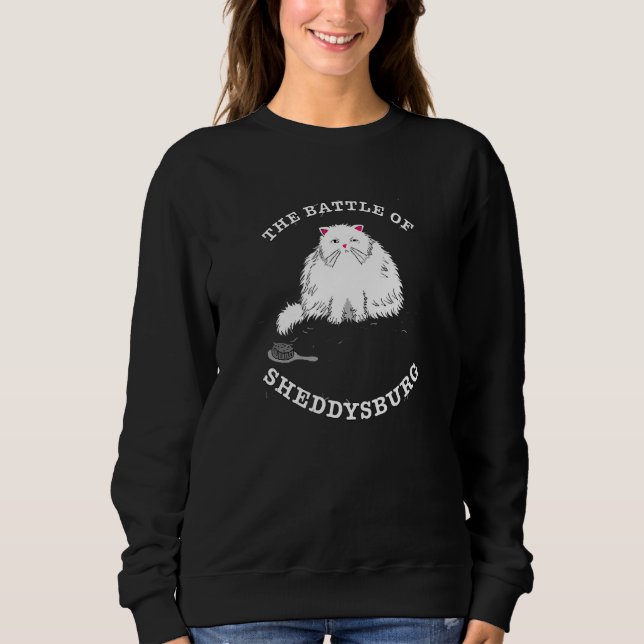 Sudadera La Batalla De Sheddysburg (Gato Blanco) (Anverso)