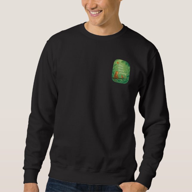 Sudadera La belleza de convertirse en (Anverso)
