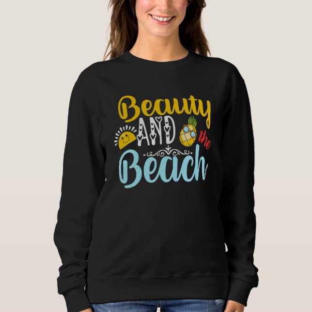 Sudadera La Belleza Y El Verano De Playa (Anverso)
