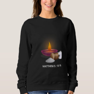Sudadera La Biblia Cristiana Verse La Sal Y La Luz De La Lu