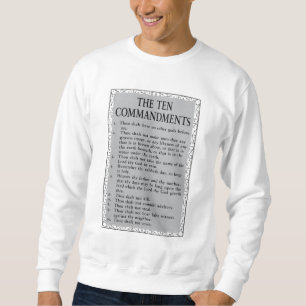 Sudadera La Biblia de los Diez Mandamientos