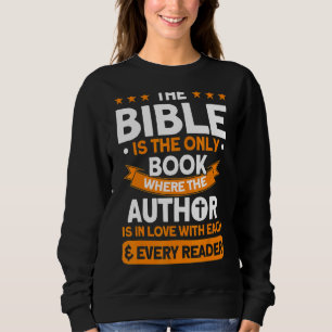 Sudadera La Biblia Es El Único Libro Cristiano Estudiante D