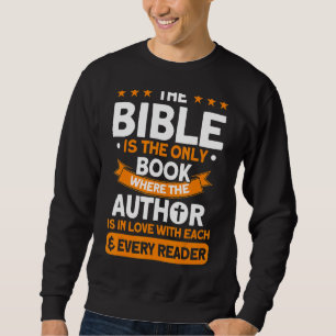 Sudadera La Biblia Es El Único Libro Cristiano Estudiante D