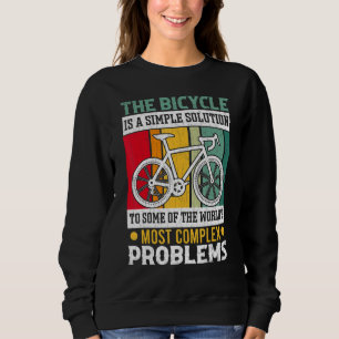 Sudadera La Bicicleta Es Una Solución Divertida Ciclista Gr