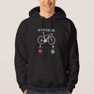 Sudadera La bicicleta está llamando al ciclista de biciclet