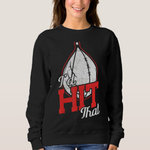 Sudadera La Bolsa De Punteo Vintage Hizo Que El Boxeo