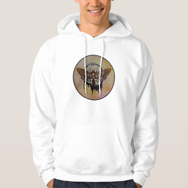 Sudadera La cabeza de la muerte, Hawk Moth (Anverso)