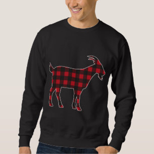 Sudadera La cabra roja se viste con mora navideña Familia P