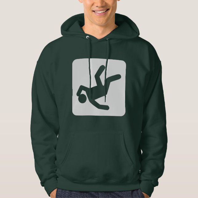 Sudadera La caída del hombre - blanco (Anverso)