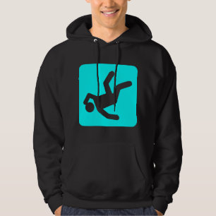 Sudadera La caída del hombre - cian