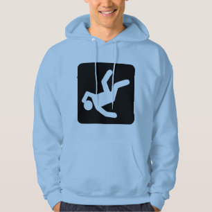 Sudadera La caída del hombre - negro