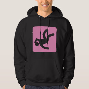 Sudadera La caída del hombre - rosa