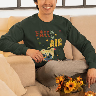 Sudadera La Caída Está En El Aire Con El Raccoon Del Giro