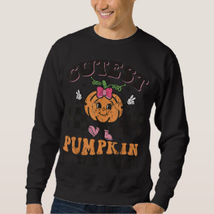 Sudadera La Calabaza Más Cuidadosa En El Parche Funny Hallo