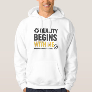 Sudadera La calidad comienza conmigo Cultura laboral positi