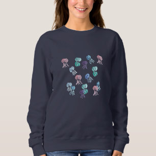 Sudadera La camiseta básica de las mujeres de las medusas