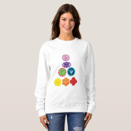 Sudadera La camiseta básica de siete de Chakra mujeres de