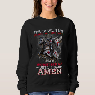 Sudadera La Camiseta Cruzada - El Diablo Me Vio - Knight T