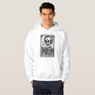 Sudadera La Camiseta de la Carta de Tarot del Esqueleto Gam