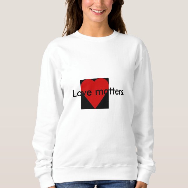 Sudadera La camiseta de las mujeres de la cita de las (Anverso)