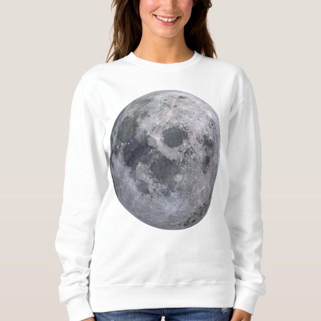 Sudadera La camiseta de las mujeres de la LUNA LLENA (Anverso)