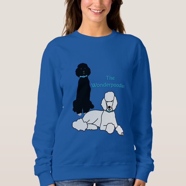 Sudadera La camiseta de las mujeres de Wonderpoodles (Anverso)