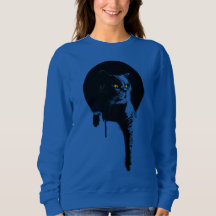 La camiseta de las mujeres: Gato azul británico de