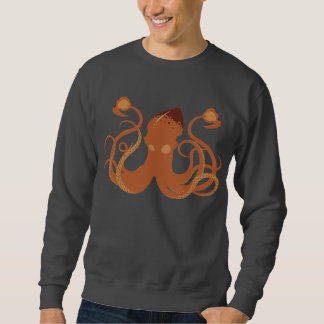Sudadera La camiseta de los hombres del calamar gigante del